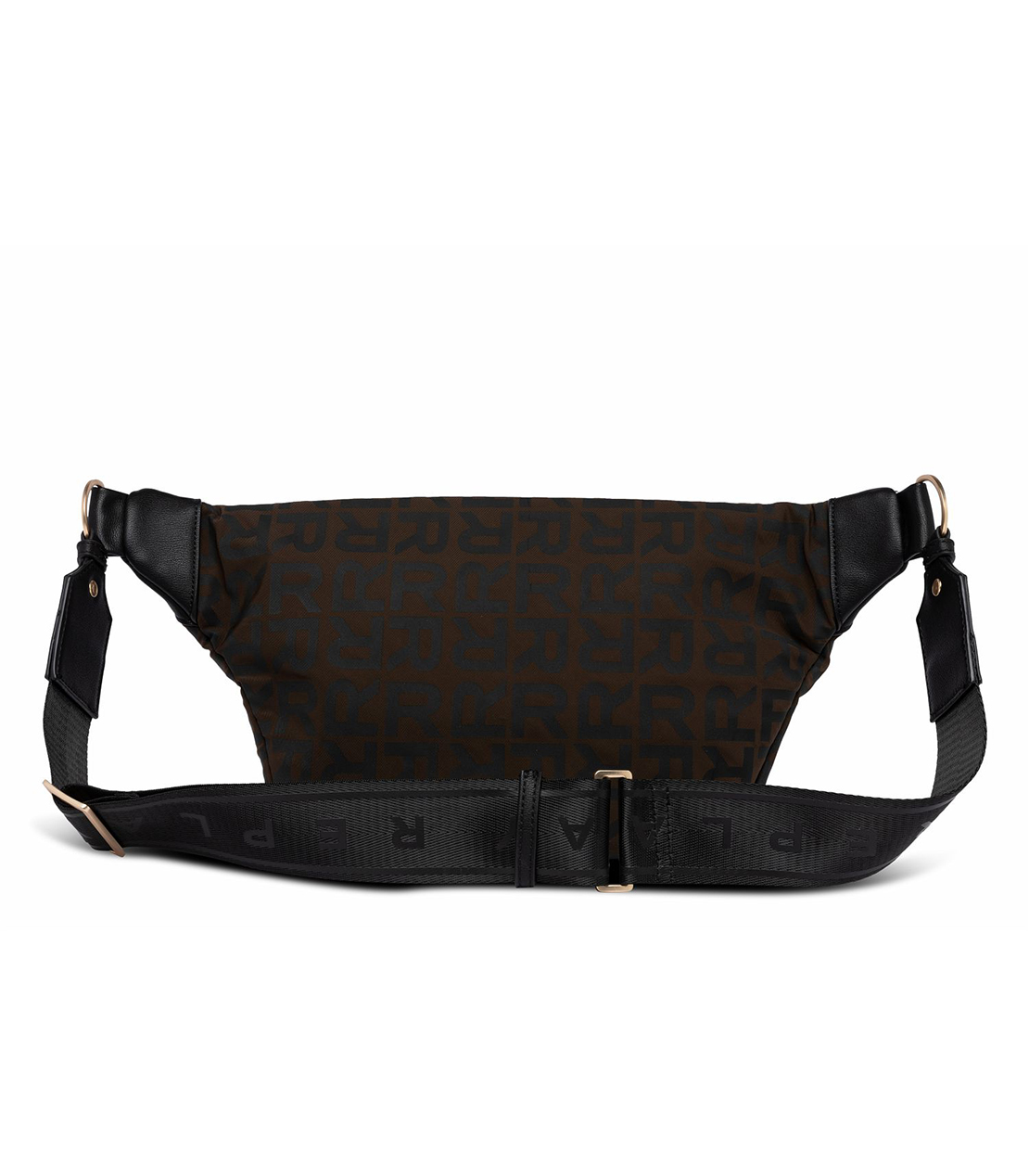 ナイロンツイル ロゴプリント ウエストバッグ 詳細画像 ブラウン 2